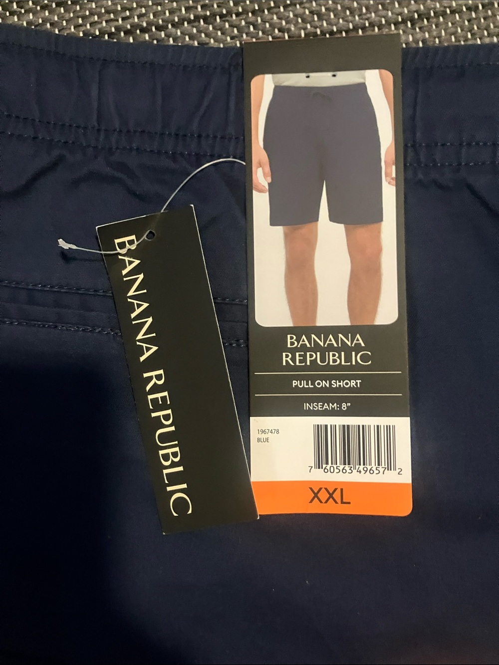 Banana Republic Men's Pull-On Shorts - Blue